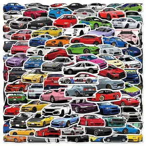 100pcs Car Series Stickers, Universal Car Sticker, Car Decorative Sticker, Decal for Cars, Suitable for Faith-based Designs Such As Scrapbooks, Diaries, Laptops, Water Bottles, Cars, Etc., As Gifts with Positive Information