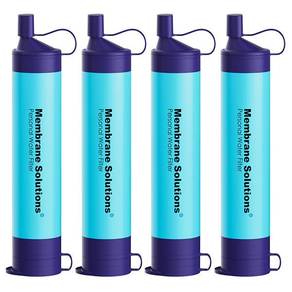 Membrane Solutions/WAKIWAKI Water Filter Straw Portable Survival Filtering System for Drinking, Hiking, Camping, and Emergency Preparedness