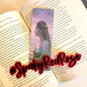 Mermaid ocean sunset bookmark - simple book lover