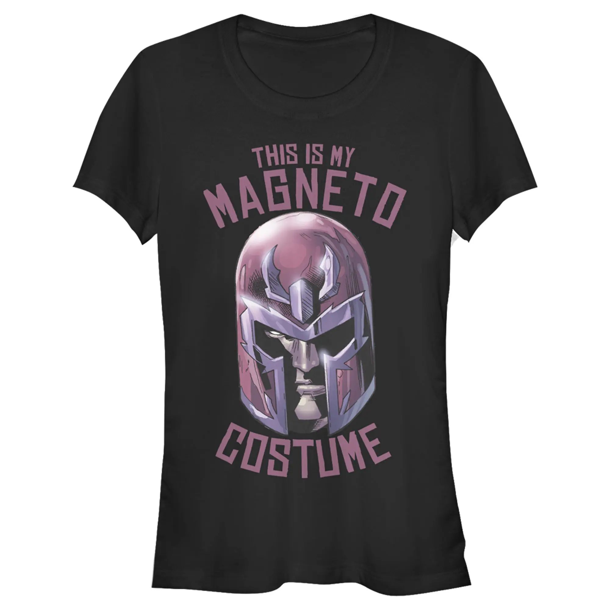 Juniors Womens Marvel Halloween Magneto Costume T-Shirt