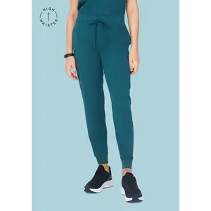 High Waisted Joggers Caribbean Blue