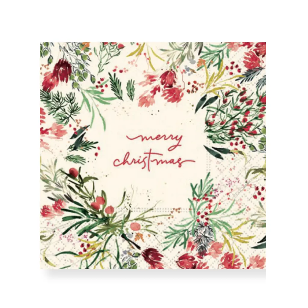 Merry Christmas Splendor Napkins