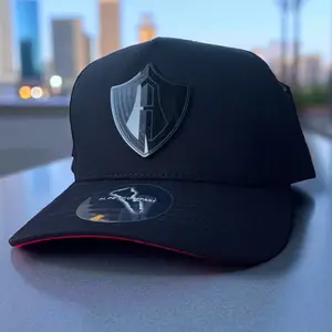 Hat Club Atlas Black-Red Snapback  Adjustable Fit for Men and Women