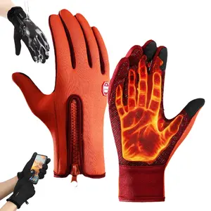 New Men and Women Unisex Winter Warm Gloves Windproof Waterproof Touchscreen Enabled for Work Cycling Driving with Soft Fleece Inner Lining and Antiskid Silicone Gel