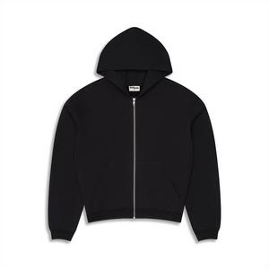 600 GSM 'Black' Zip-Up Hoodie