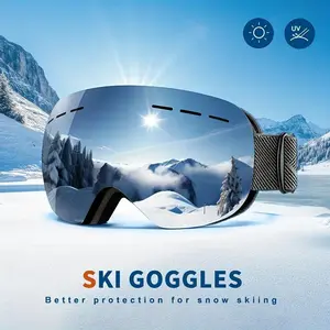HD Anti-Fog Ski Goggles, Outdoor Ski Goggles ,Skiing Sunglasses, Sports Eyewear for Men & Women