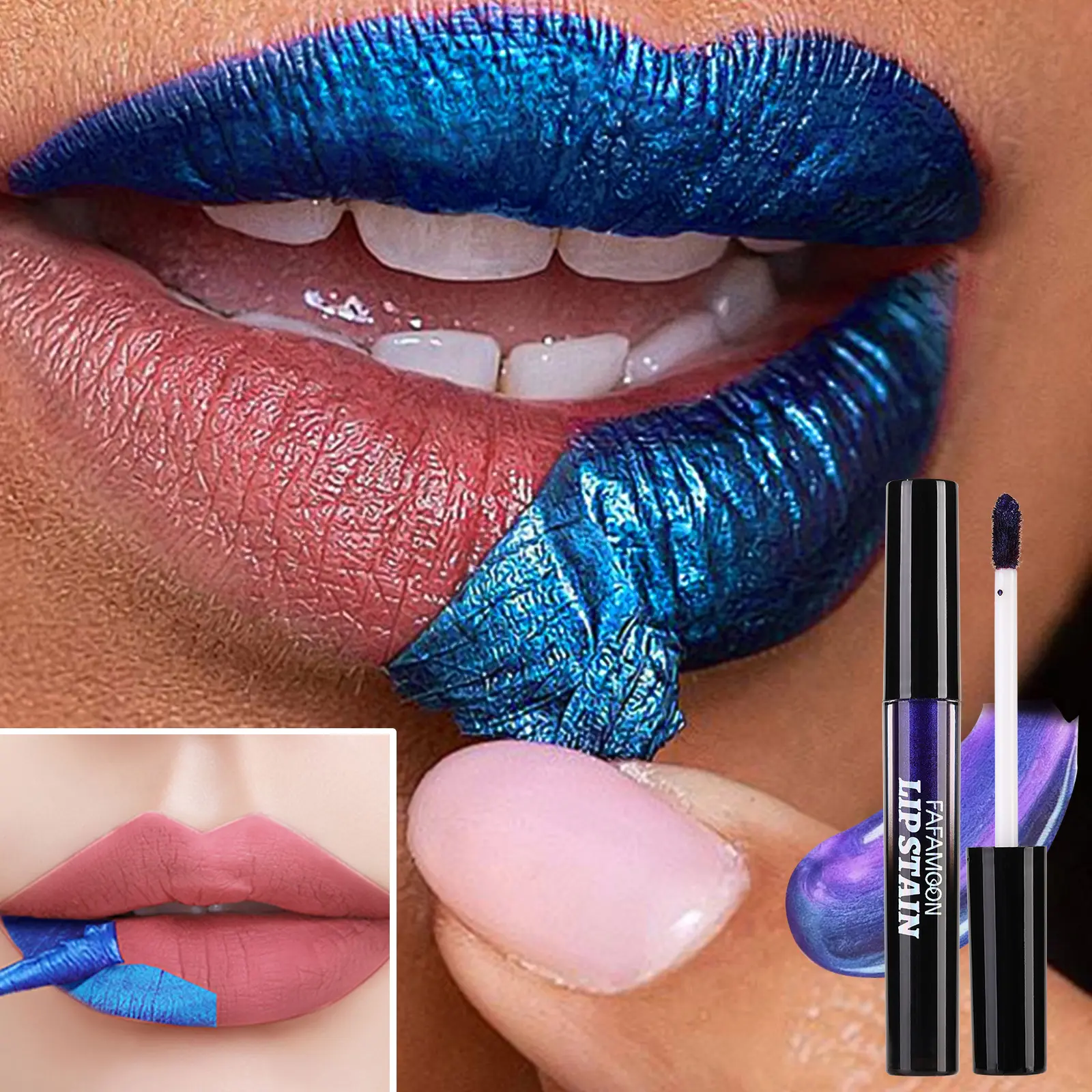 Peel-Off Matte Lip Tint Stain - Cosmetic Lipstick, Lip Products Makeup, Long-Lasting Waterproof & Smudge-Proof, Transfer-Resistant for Natural Lip Makeup Lipstick