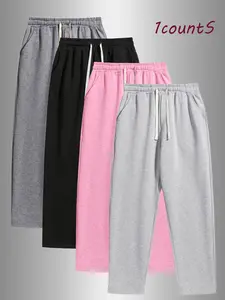 Men's Warm Athletic Running Pants for Autumn Winter, Outdoor Sports Casual Long Trousers, Comfortable Jogger Athleisure Style Bottoms for Men