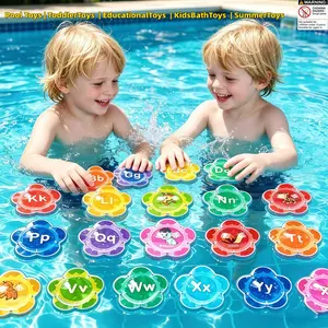 26/10pcs Floating Alphabet Pool Toys, Fun Educational Bath Toys for Toddlers, Perfect Summer & Birthday Presents, Kids Learning Toys