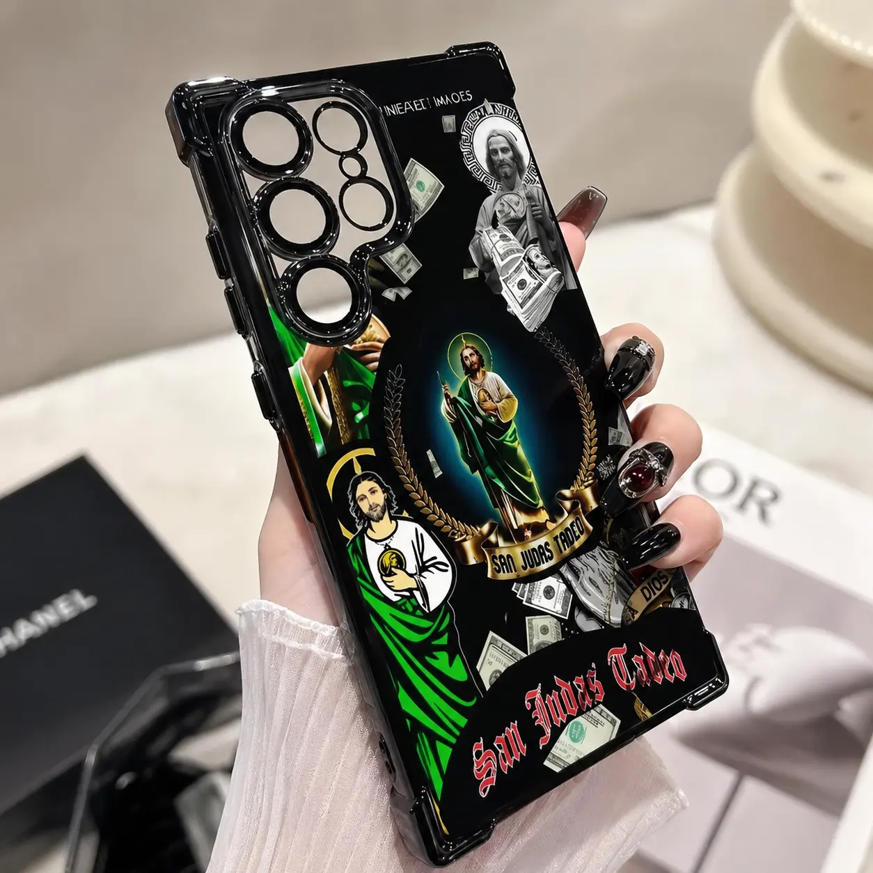 Creative Jesus Pattern Phone case For SAMSUNG GALAXY S22 S23 S24 S25 S26 FE ULTRA PLUS Four Corners Cases