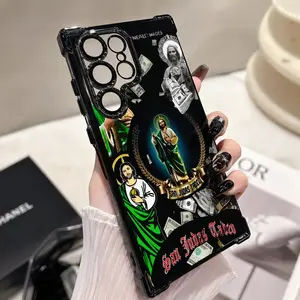 Creative Jesus Pattern Phone case For SAMSUNG GALAXY S22 S23 S24 S25 S26 FE ULTRA PLUS Four Corners Cases