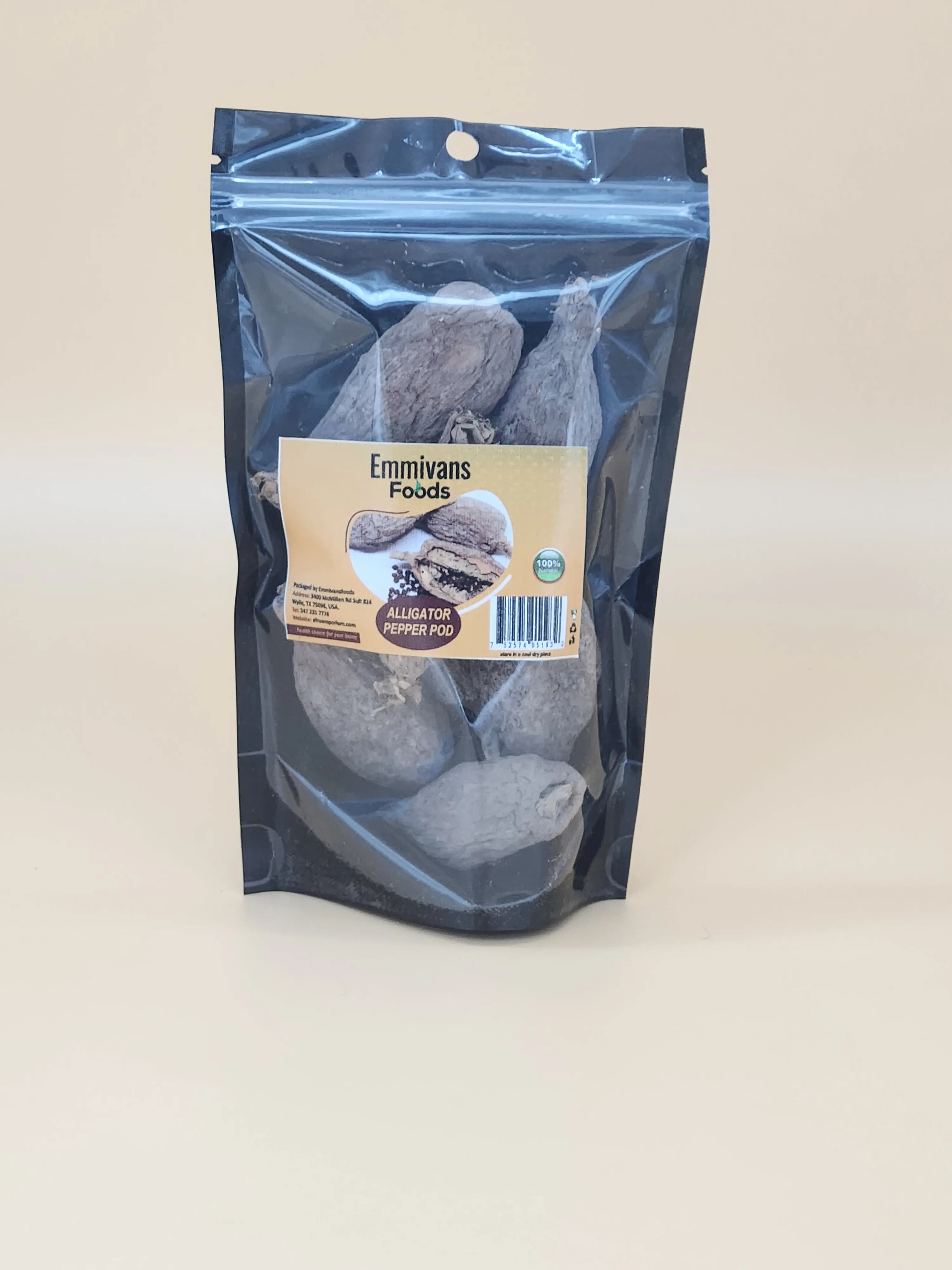 Emmivans  Pepper Pods Grains Of Paradise ,Alligator Pepper 10 Pods