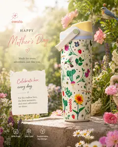 Owala Mother’s Day Garden New Color Drop Announced Water Bottle 30 oz FreeSip Sway in Mother Nature
