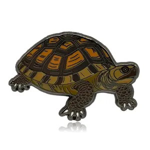 Box Turtle Enamel Pin