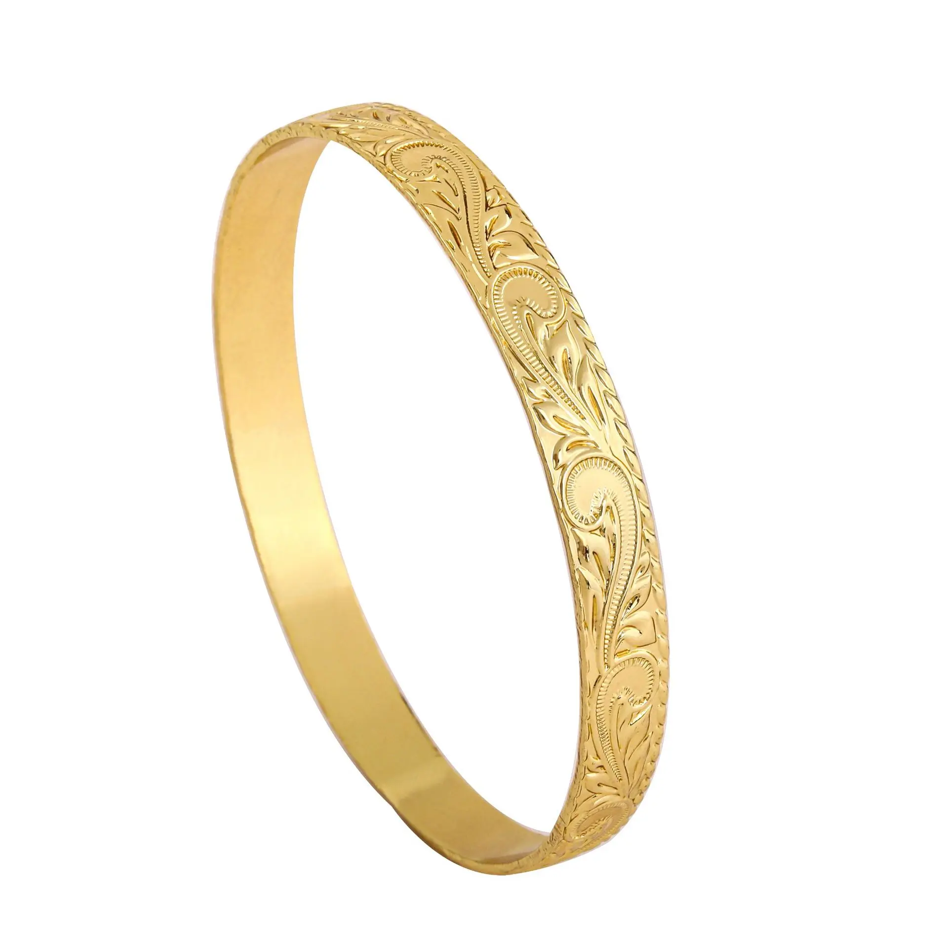 modmints Gold Plated Hawaiian Heirloom Style Bracelet, Bracelets for Women, Gold Plated Bracelet
