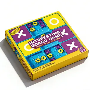 New 9-square XO tic-tac-toe board early education desktop game to train logical thinking and children's educational toys