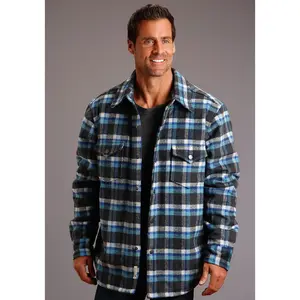 Men's Stetson Blue Ombre Wool Blend Jacket