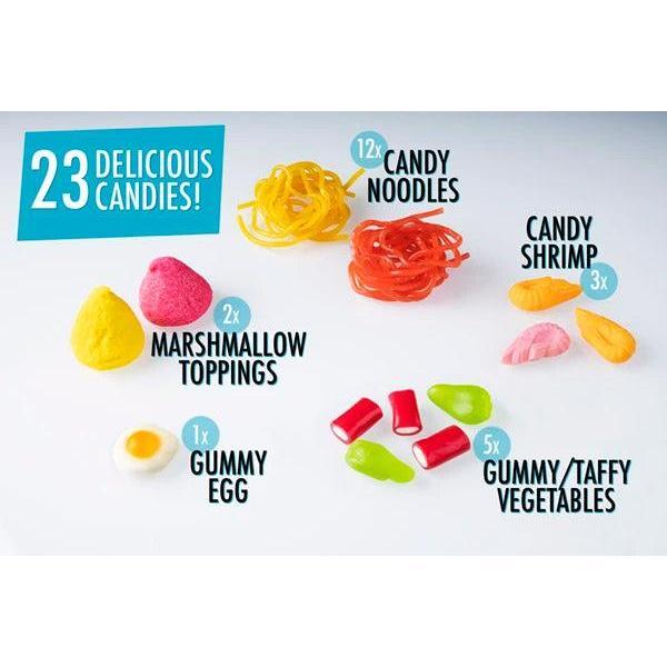 Candy Takeout Noodles - Assorted Chinese Chewy Candies in Fruity Flavors - Sweet Snack