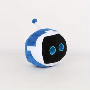 1 blue robot plush toy, perfect gift for friends, Christmas, Halloween room decoration, holiday room decoration
