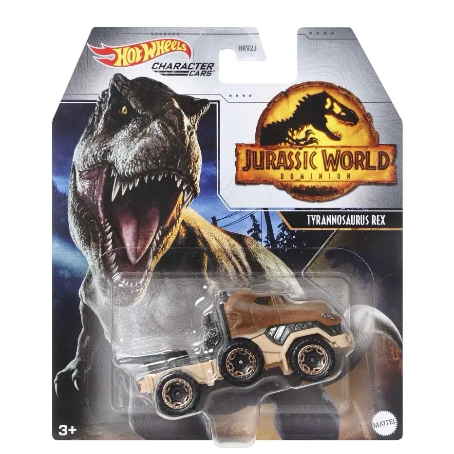 Hot Wheels Jurrasic World Tyrannosaurus Rex Vehicle - Dinosaur Collectible