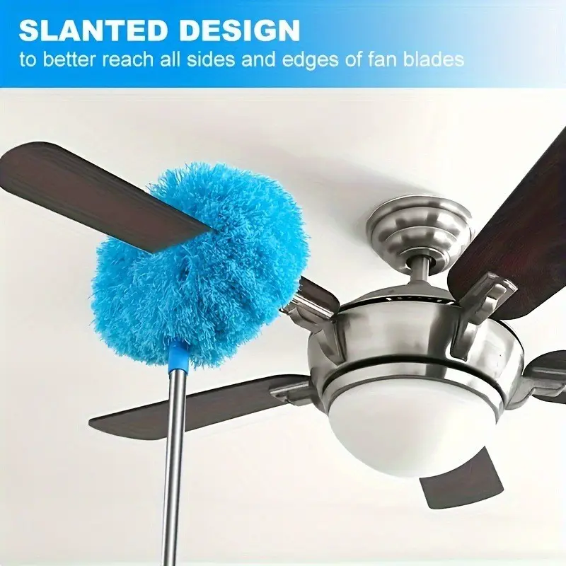 Extendable Feather Duster, Anti-Static Dusting Brush, Adjustable Fan Blade Cleaner, Home Cleaning Tool, High Reach Dust Remover, Household Cleaning Tool, Dusters For Cleaning