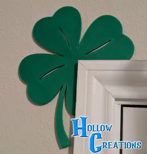Giant Clover Door corner for St. Patricks Day