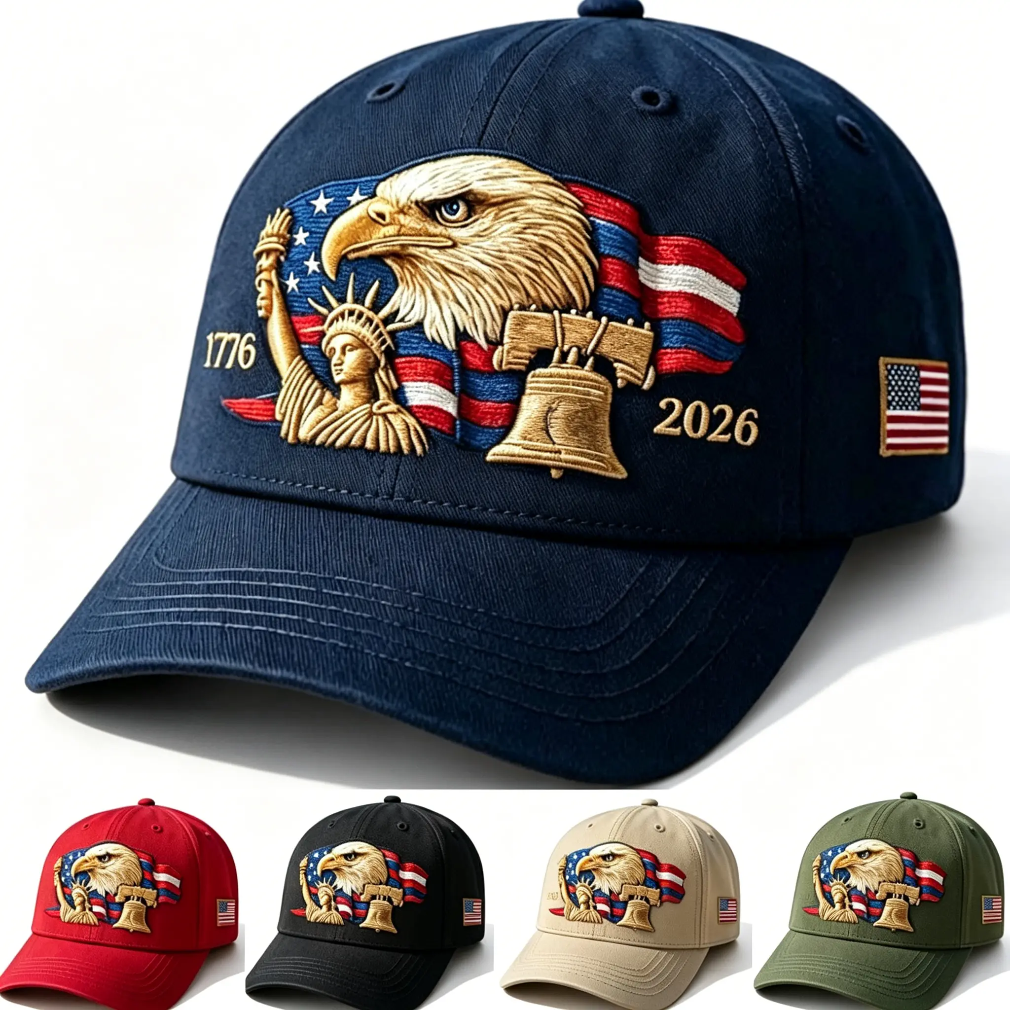 Men's Commemorative Baseball Cap, United States of America 250th Anniversary (1776-2026), All-Season Sports & Outdoor Hat, Outdoor sports baseball cap