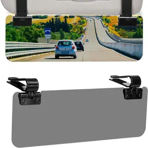 JOYTUTUS Premium Version Polarized Sun Visor Extender for Cars UV400 Protection Adjustable Double-Clip Anti-Glare Universal Fit Car Visor Extension for Driver Eye Protection Gift Ideas Valentine's Day Gifts Travel Essential