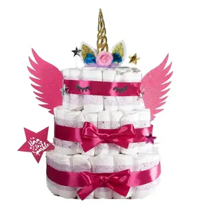Unicorn Diaper Cake Premium Kit