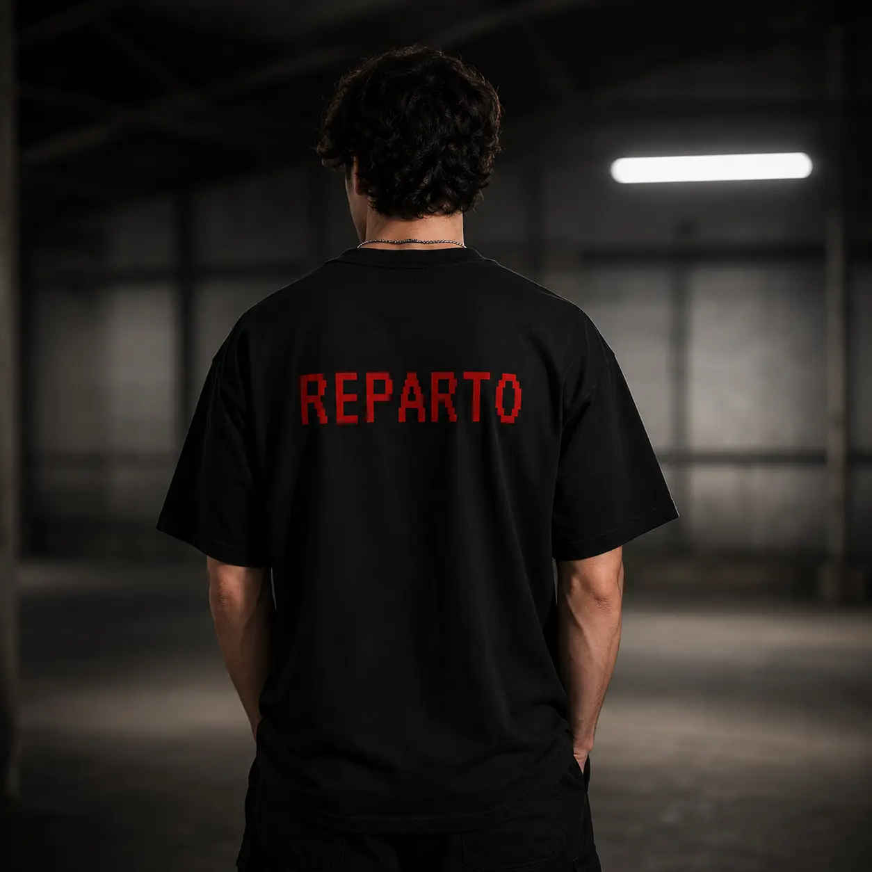 Men's Reparto Cubano Cotton T-Shirt, Casual Loose Breathable Garment