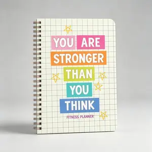 Workout Journal & Fitness Planner - Daily Exercise Log,Weight Tracking, Meal Logs, Undated Gym Notebook forWomen