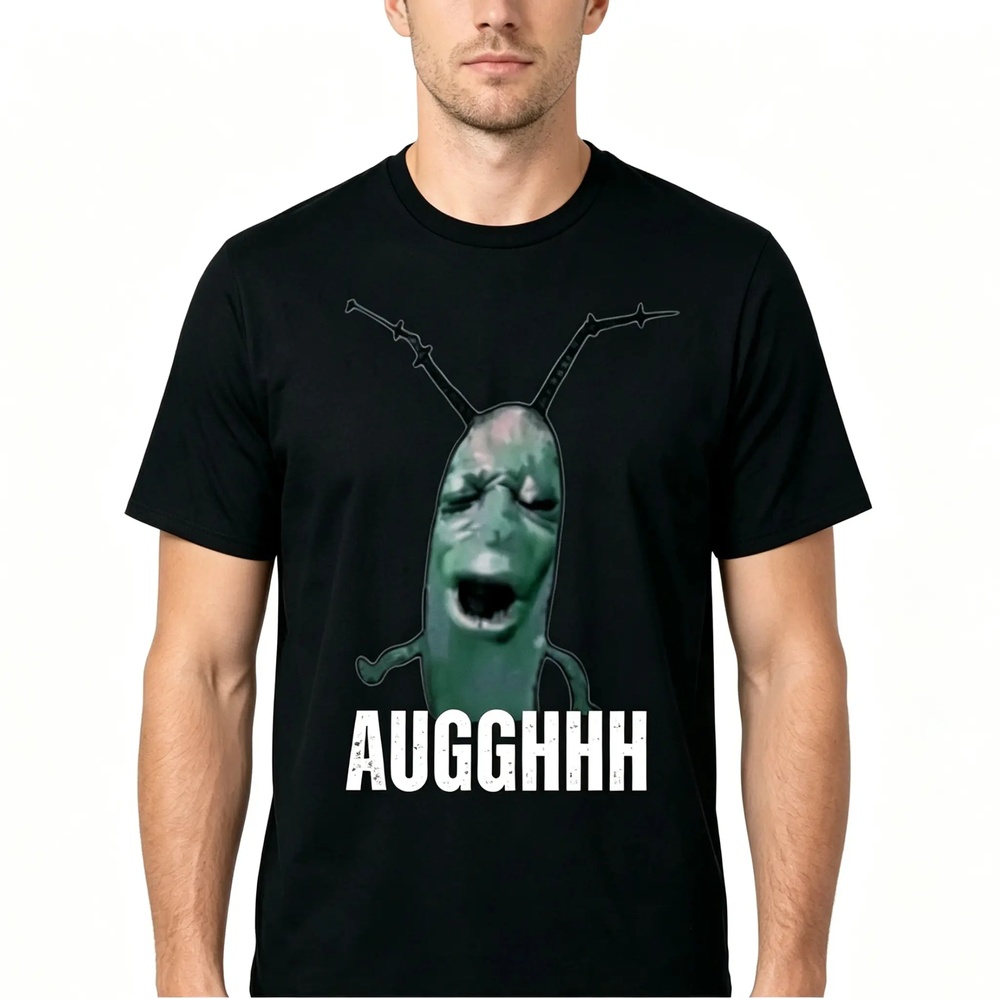 Cursed Plankton Funny Meme Joke Essential And T-Shirt Menswear Tops