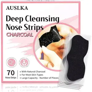 Blackhead Pore Strips,(70 Counts) Blackhead Remover-Deep Cleansing Charcoal Strips - Black Head Nose Strips -Black Head Remover