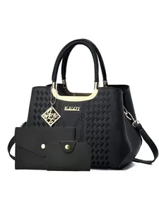 Fashion Three-Piece Retro Crossbody Handbag Set, Large Capacity Multi-Layer Bag, Versatile Shoulder & Crossbody Bag for Travel & Shopping