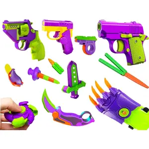 Set, 12PCS Mini 1911 Gravity for Stress Relief, Sensory with ADHD & Anxiety, Easter Basket Stuffers