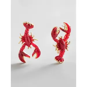 Fresh Catch Lobster Earrings - Lobster