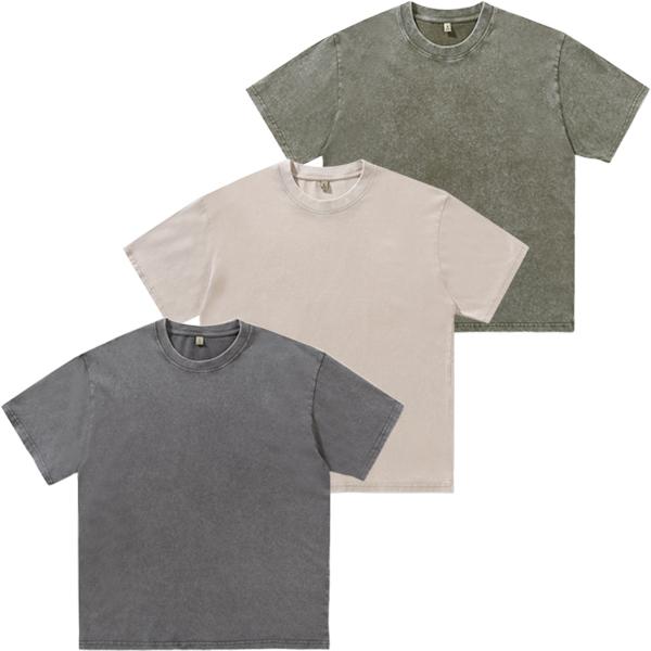 3 Pack Oversized Tshirts for Men Gym Vintage Heavyweight T Shirts Cotton Workout Acid Wash Baggy Tees Crewneck Top t shirts for men men's t shirts Stylish Menswear t shirts for men men's t shirts funny t shirt