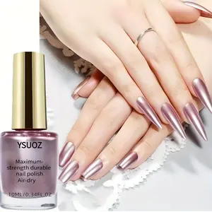 High quality, fast drying rose gold nail polish, perfect for natural nail art and Manicure with long lasting shine. Strengthens nails for both hands and feet.