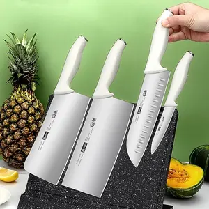 New Exquisite Kitchen Knife Set , Commercial Cutting Fruits and Vegetables, Meat Slices, A Full Set of Combined Knives for Home Cooking