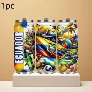17oz/18oz /20oz /22oz/24oz/32oz/40oz Ecuador Themed Stainless Steel Tumbler | Ecuadorian Pride Insulated Cup | Perfect Christmas, Birthday & National Day Gift for Ecuadorian, Family & Friends