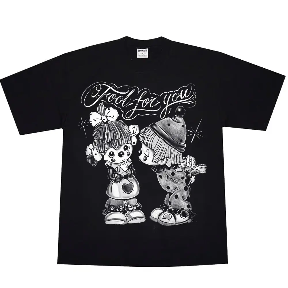 Fool f You Chicano Clothing, Chicana Art, Cholo Chola outfit Cotton Fabric Menswear Casual, Streetwear hoodie T-Shirt S-3XL