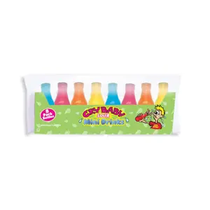 Cry Baby Sour Mini Drinks 8 Pack 2.79 oz. wax  bottles crybaby candy