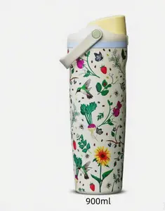 [SPECIA Edition] Owala Mother’s Day Garden 30oz Insulated Water Bottle Keeps Drinks Cold All Day | Leakproof Stainless Steel Travel Gym Daily Use | Aesthetic Gift for Women