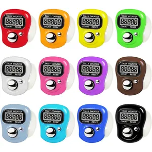 Electronic Finger Clicker Counter 5-Digit LCD Hand Tally Counter Clicker for Knitting, Lap, Goods Counting, Golf