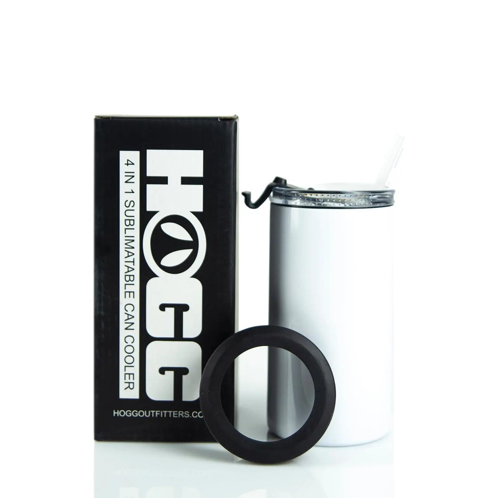 Hogg Sublimatable 4 in 1 Can Cooler - Insulated Bottle for Beverages