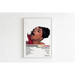 Mariah The Scientist - To Be Eaten Alive Album Poster / Album Cover Poster / Music Gift / Music Wall Decor / Album Art Decoration Glossy