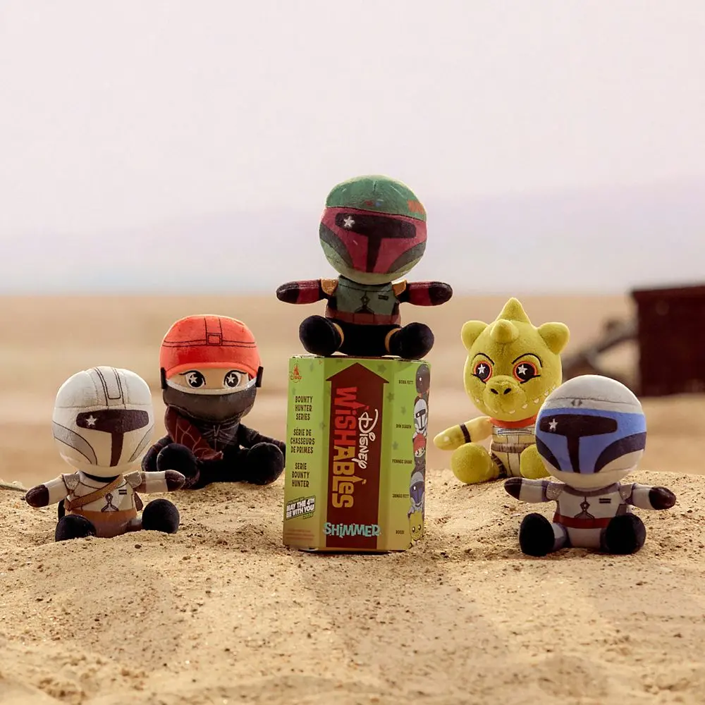 Disney Store Disney Wishables Shimmer Mystery Plush – Bounty Hunter – Star Wars Day: May the 4th Be With You 2026 – Micro