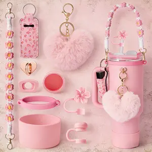 Stainless Steel Vacuum Insulated Glass 40oz Cup with Handle and Straw for Children's Gift Set,Portable Drinkware-Mug,Water Bottles,Flasks easter toy funny Tumbler Drinkware girl gifts friendship,Stanley Accessory Charms,valentine gifts, birthday holiday