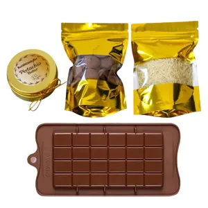 DIY Viral Dubai Pistachio Knafeh Chocolate Bar Kit With Silicone Mold included (Regular or JUMBO)