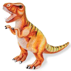 Real Planet™ Brown Tyrannosaurus Rex Realistic Plush Stuffed Animal